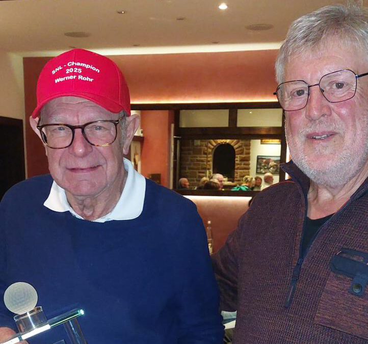 Werner Rohr gewinnt den SNL Championscup 2025