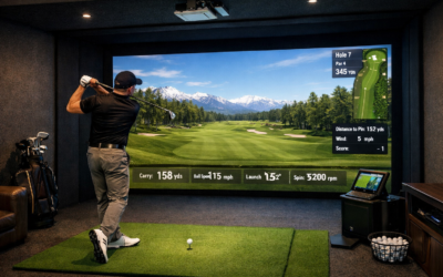 Neuer Golfsimulator an der Driving Range