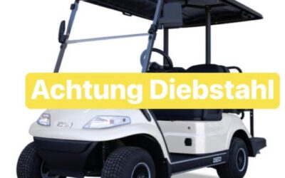 Achtung Diebstahl